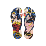 Slim Wonder Woman Flip Flops