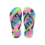 Kids Slim Powerpuff Girls Flip Flops