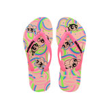 Kids Slim Powerpuff Girls Flip Flops