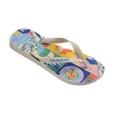 Havaianas Top Warner Classics Beige Flip Flops Side View
