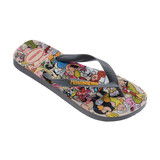 Havaianas Top Warner Classics Steel Gray Flip Flops Side View