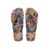 Havaianas Top Warner Classics Steel Gray Flip Flops Front View