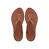 Havaianas Luna Point Sandals Rust/Black Flip Flops Front View