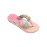 Havaianas Kids Fluffy Flip Flops Ballet Rose Flip Flops Side View