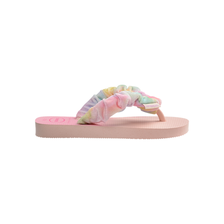 Havaianas Kids Fluffy Flip Flops Ballet Rose Flip Flops Detail View