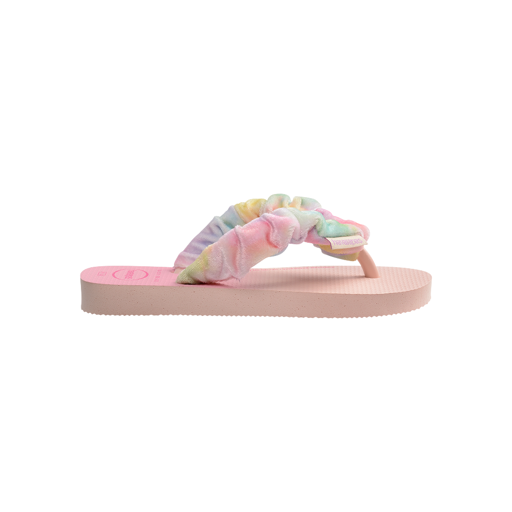 Havaianas Kids Fluffy Flip Flops Ballet Rose Flip Flops Detail View
