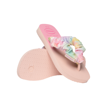 Havaianas Kids Fluffy Flip Flops Ballet Rose Flip Flops Pair Shot