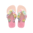 Havaianas Kids Fluffy Flip Flops Ballet Rose Flip Flops Front View