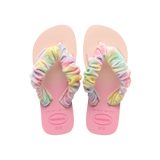 Havaianas Kids Fluffy Flip Flops Ballet Rose Flip Flops Front View
