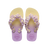 Havaianas Kids Fluffy Flip Flops Buttercream Flip Flops Front View