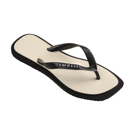 Havaianas Top Square Fusion Black Flip Flops Side View