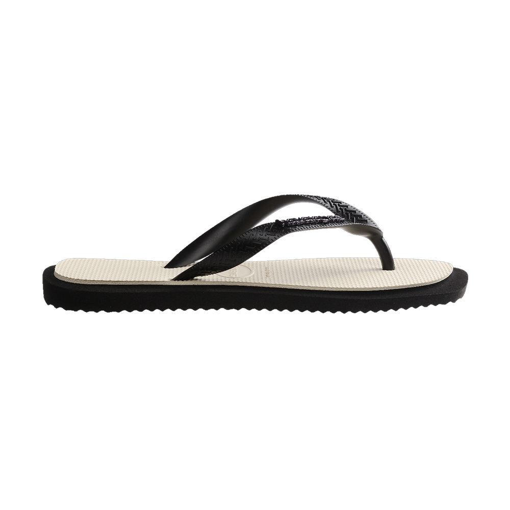 Havaianas Top Square Fusion Black Flip Flops Detail View