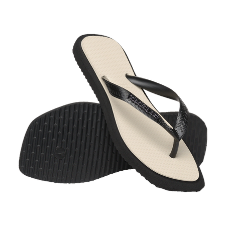 Havaianas Top Square Fusion Black Flip Flops Pair Shot