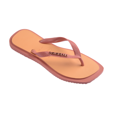 Havaianas Top Square Fusion Canyon Clay/Peach Flip Flops Side View