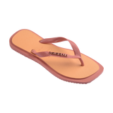 Havaianas Top Square Fusion Canyon Clay/Peach Flip Flops Side View