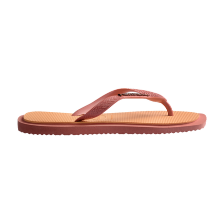 Havaianas Top Square Fusion Canyon Clay/Peach Flip Flops Detail View