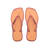Havaianas Top Square Fusion Canyon Clay/Peach Flip Flops Front View