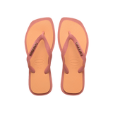 Havaianas Top Square Fusion Canyon Clay/Peach Flip Flops Front View