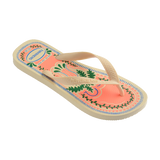 Havaianas Top Summer Vibes Buttercream Flip Flops Side View