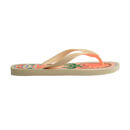 Havaianas Top Summer Vibes Buttercream Flip Flops Detail View