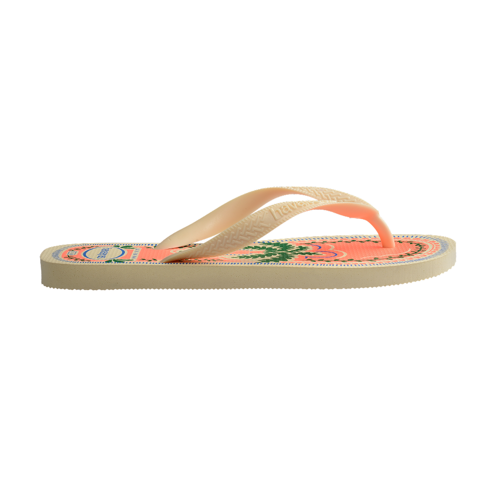 Havaianas Top Summer Vibes Buttercream Flip Flops Detail View
