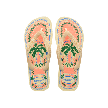 Havaianas Top Summer Vibes Buttercream Flip Flops Front View