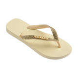Havaianas Top Glow Flip Flops Buttercream Flip Flops Side View