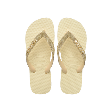Havaianas Top Glow Flip Flops Buttercream Flip Flops Front View