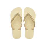 Havaianas Top Glow Flip Flops Buttercream Flip Flops Front View