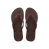 Havaianas Slim Glow Flip Flops Dark Brown Flip Flops Front View