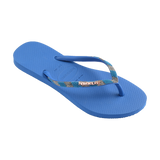 Havaianas Slim Glow Flip Flops Brilliant Blue Flip Flops Side View