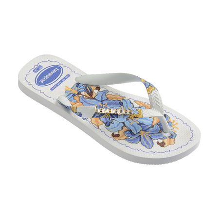 Havaianas Top Tropicalia Vibes Ii White Flip Flops Side View
