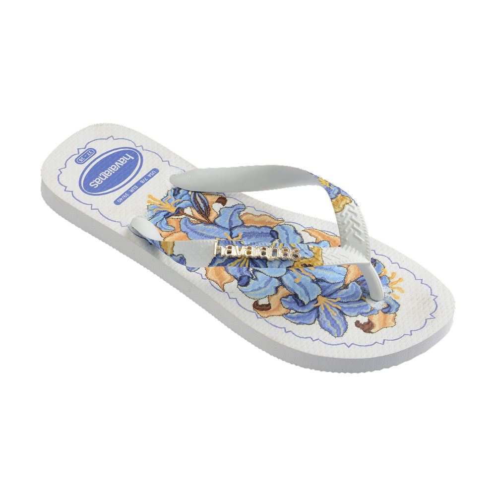 Havaianas Top Tropicalia Vibes Ii White Flip Flops Side View
