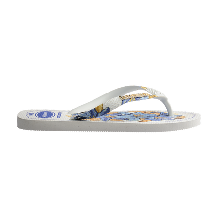 Havaianas Top Tropicalia Vibes Ii White Flip Flops Detail View