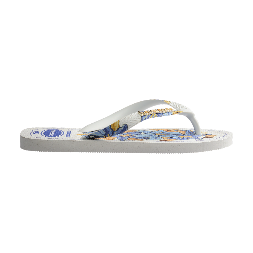 Havaianas Top Tropicalia Vibes Ii White Flip Flops Detail View