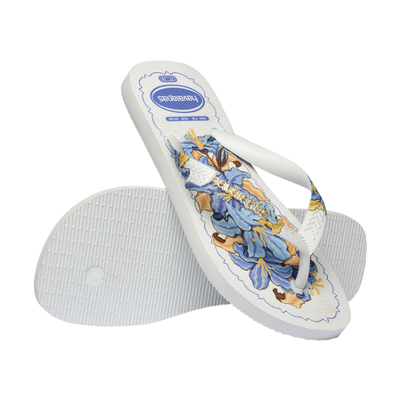 Havaianas Top Tropicalia Vibes Ii White Flip Flops Pair Shot
