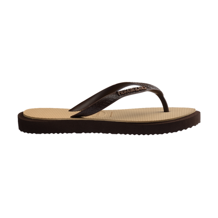 Havaianas Top Point Fusion Flip Flops Dark Brown/Golden Flip Flops Detail View