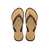 Havaianas Top Point Fusion Flip Flops Dark Brown/Golden Flip Flops Front View