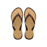 Havaianas Top Point Fusion Flip Flops Dark Brown/Golden Flip Flops Front View