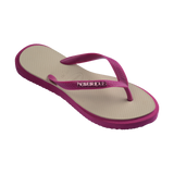 Havaianas Top Point Fusion Flip Flops Rosa Gum/Bege Palha Flip Flops Side View