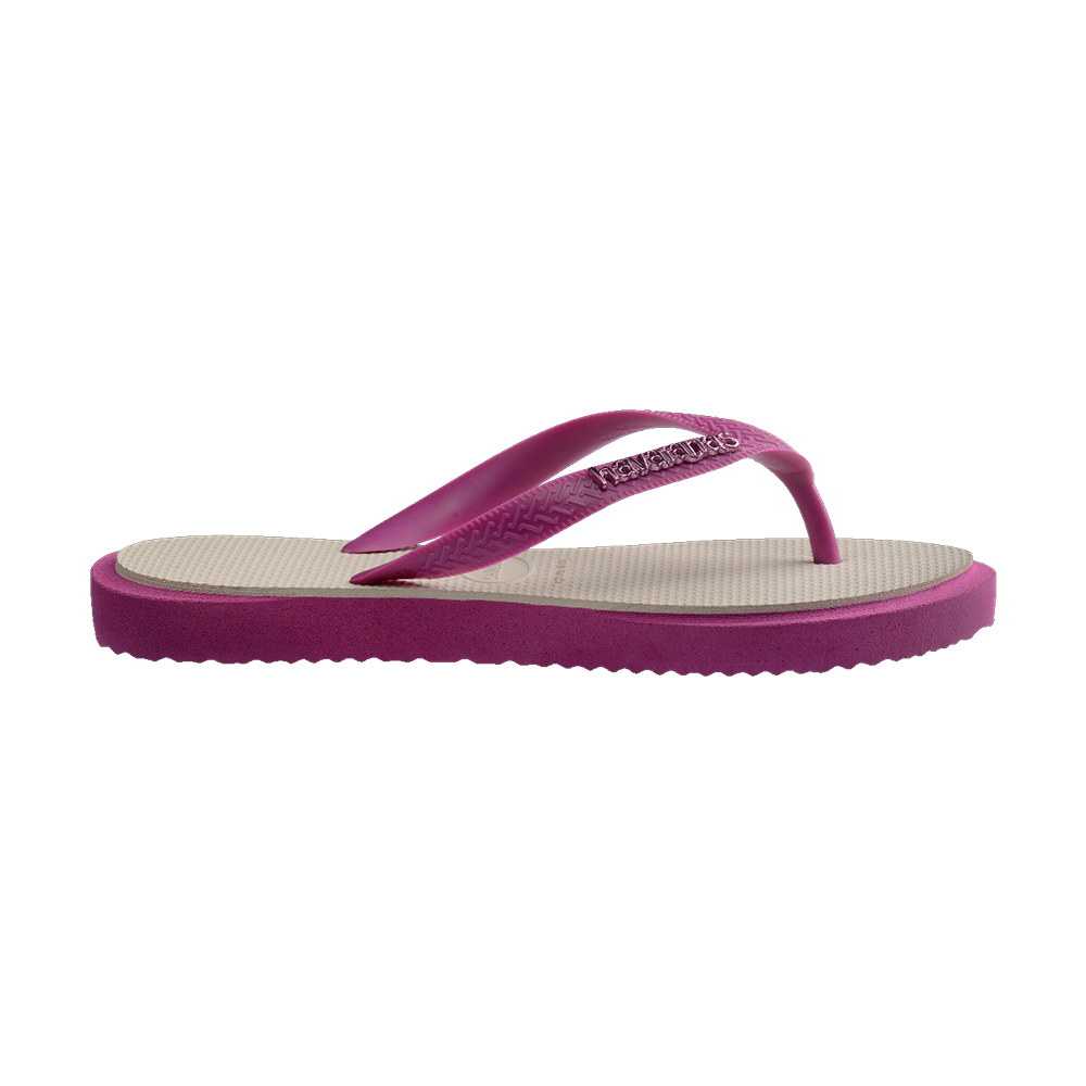 Havaianas Top Point Fusion Flip Flops Rosa Gum/Bege Palha Flip Flops Detail View