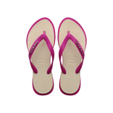 Havaianas Top Point Fusion Flip Flops Rosa Gum/Bege Palha Flip Flops Front View