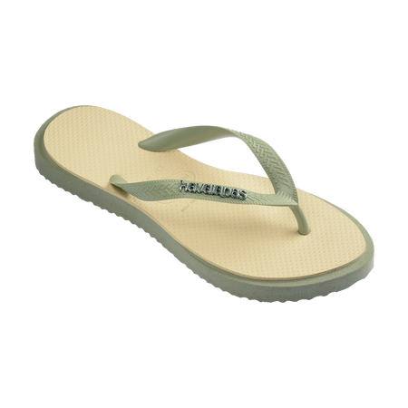 Havaianas Top Point Fusion Flip Flops Smoke Green/Buttercream Flip Flops Side View