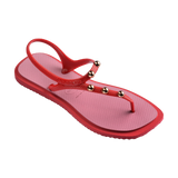 Havaianas Flash Fusion Sandals Red/Pink Flip Flops Side View