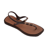 Havaianas Flash Fusion Sandals Coffee/Rust Flip Flops Side View