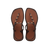 Havaianas Flash Fusion Sandals Coffee/Rust Flip Flops Front View