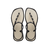 Havaianas Flash Fusion Sandals Black / Beige Straw Flip Flops Front View