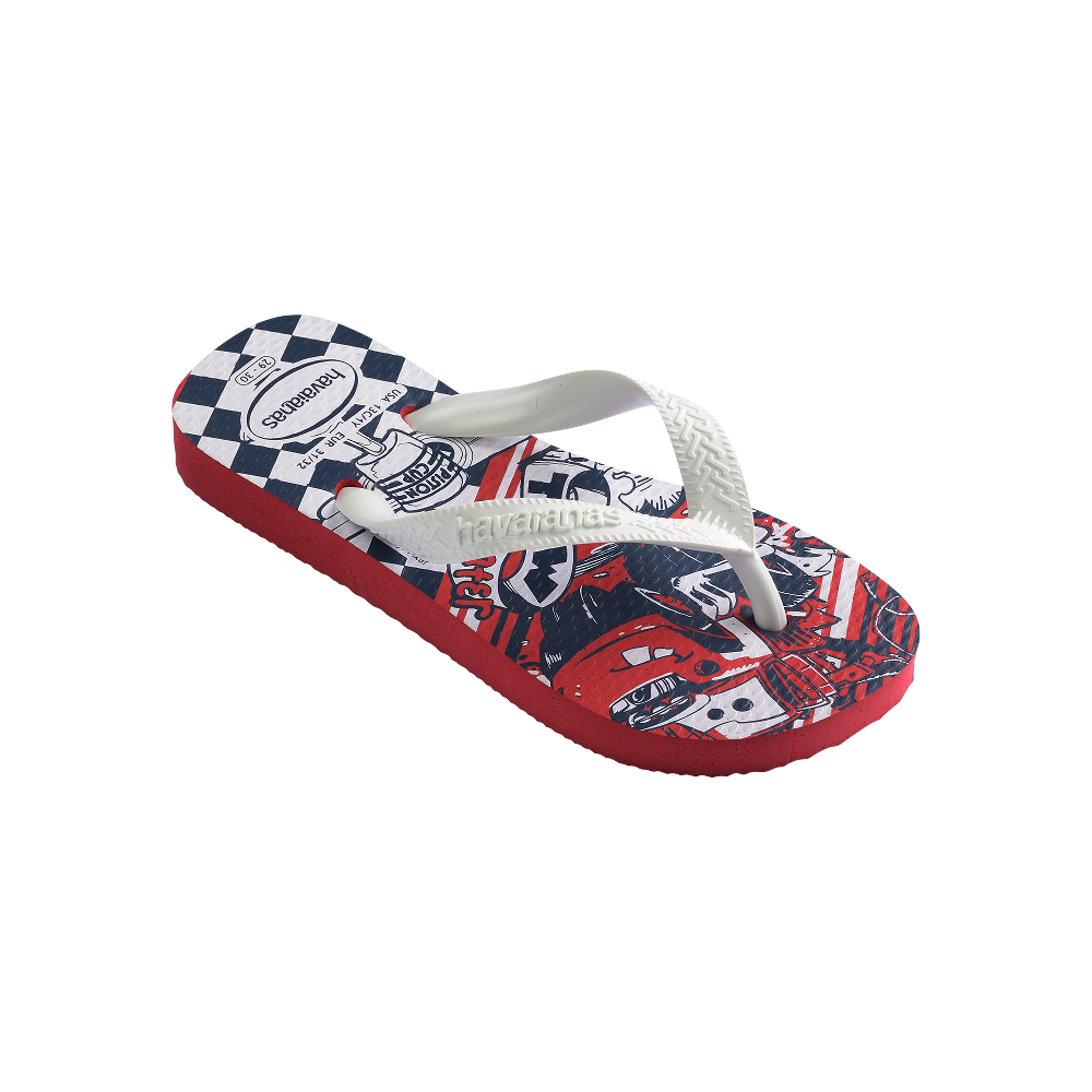 Havaianas Kids Disney Red Flip Flops Side View