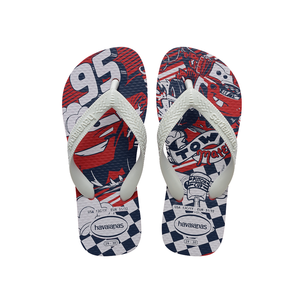 Havaianas Kids Disney Red Flip Flops Front View