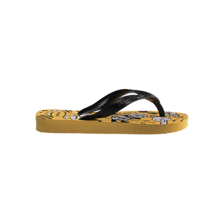 Havaianas Kids Disney Yellow Flip Flops Detail View